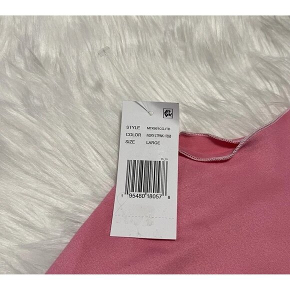 New Moa Moa Girls Daisy Floral Pink Short Sleeve Size L Large Made in USA - Picture 9 of 9